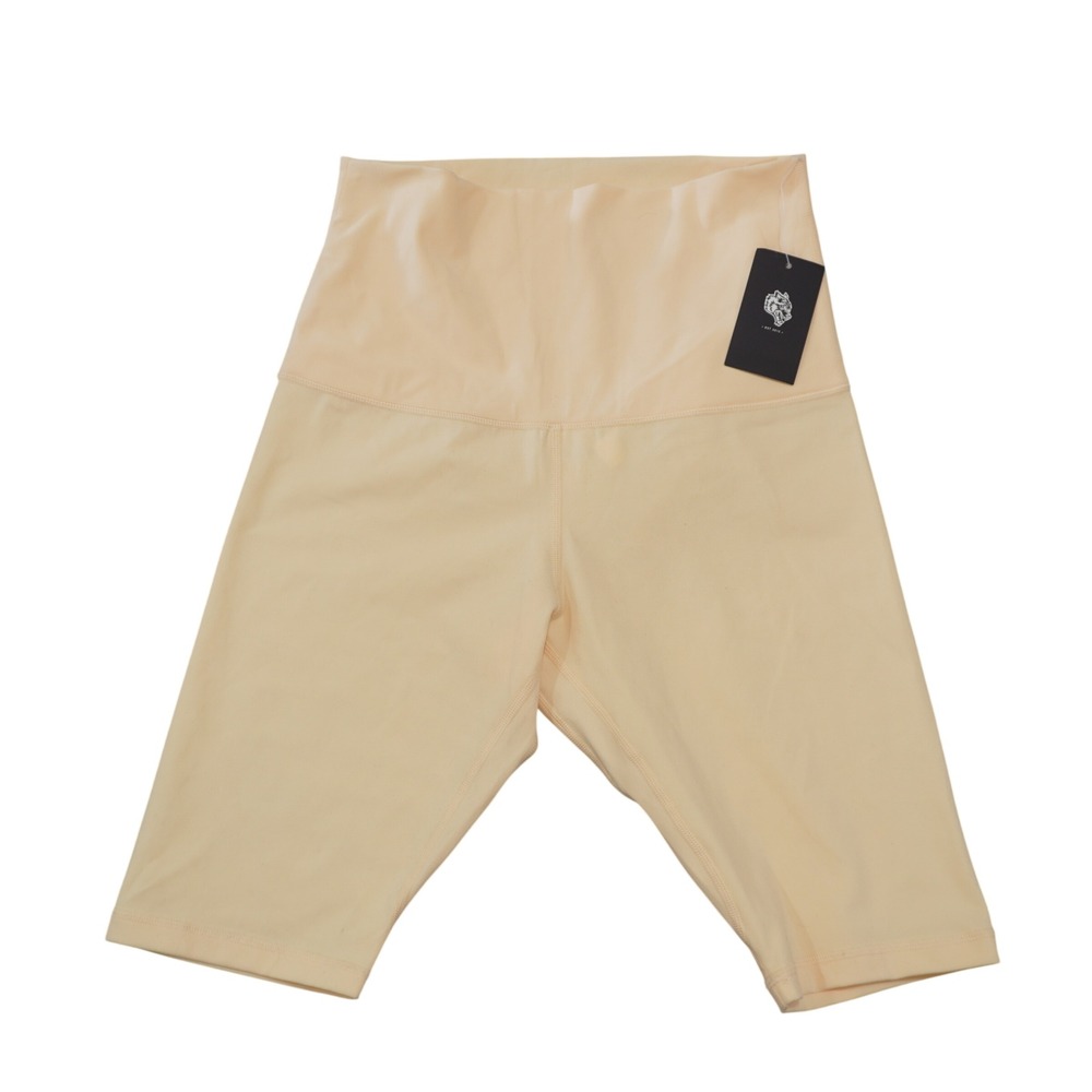Darc Sport Women's Size Medium Biker Shorts Butter Yellow Cream Limited Edition
